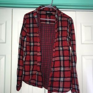 Red and black flannel (men’s section)